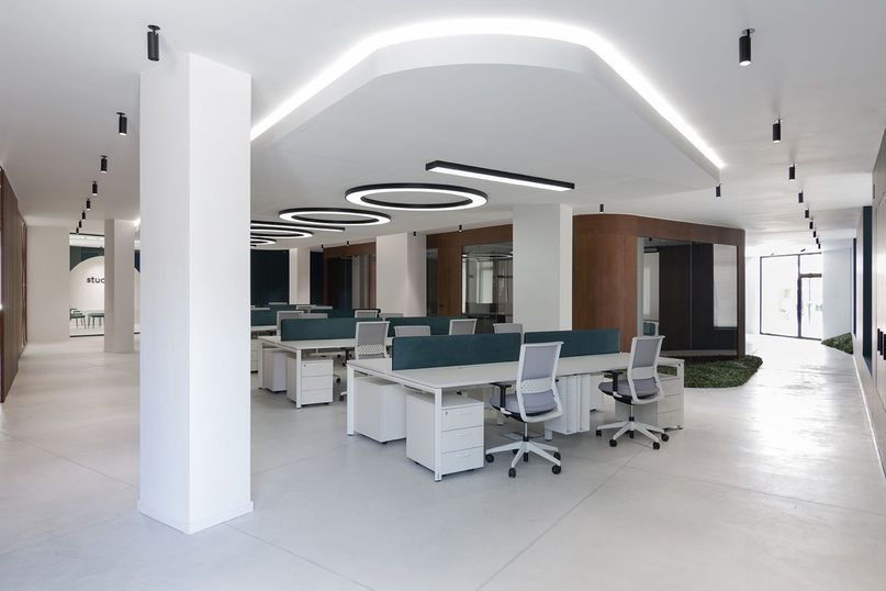 La arena, zona de trabajo de la oficina de Studio73