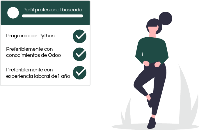 Odoo • Texto e imagen