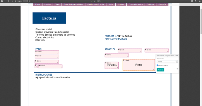 Editor firma electrónica